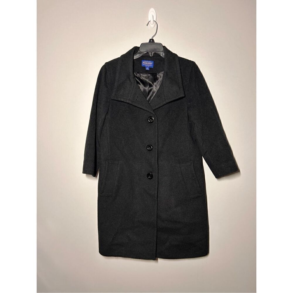 Pendleton wool coat size 12 petite C22-14